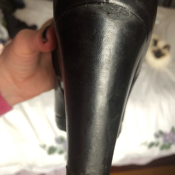 Prada Black Leather Platform Booties | Size 38, Size 9 - Picture 8 of 8